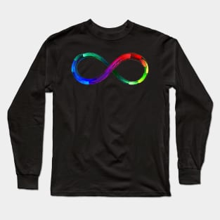 Infinity luminescent paint Long Sleeve T-Shirt